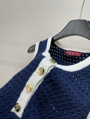 GUCCI PULLOVER KNIT DRESS WITH CUT-OUT DESIGN 276061