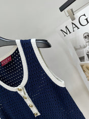 GUCCI PULLOVER KNIT DRESS WITH CUT-OUT DESIGN 276061