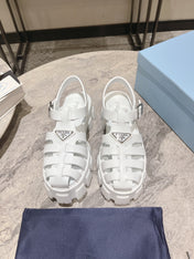 Pra Rubber Monolith Sandals White