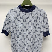 GUCCI SHORT-SLEEVE KNIT TOP 257394