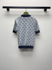 GUCCI SHORT-SLEEVE KNIT TOP 257394