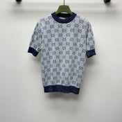 GUCCI SHORT-SLEEVE KNIT TOP 257394
