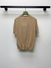 GUCCI SHORT-SLEEVE KNIT TOP 271723