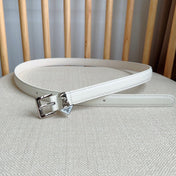 PRADA 25S BELT 15 MM IN WHITE CALFSKIN 571359