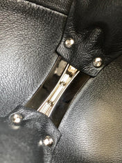 EVENING BAG 9 GOLD SILVER RUTHENIUM METAL WITH CRYSTAL