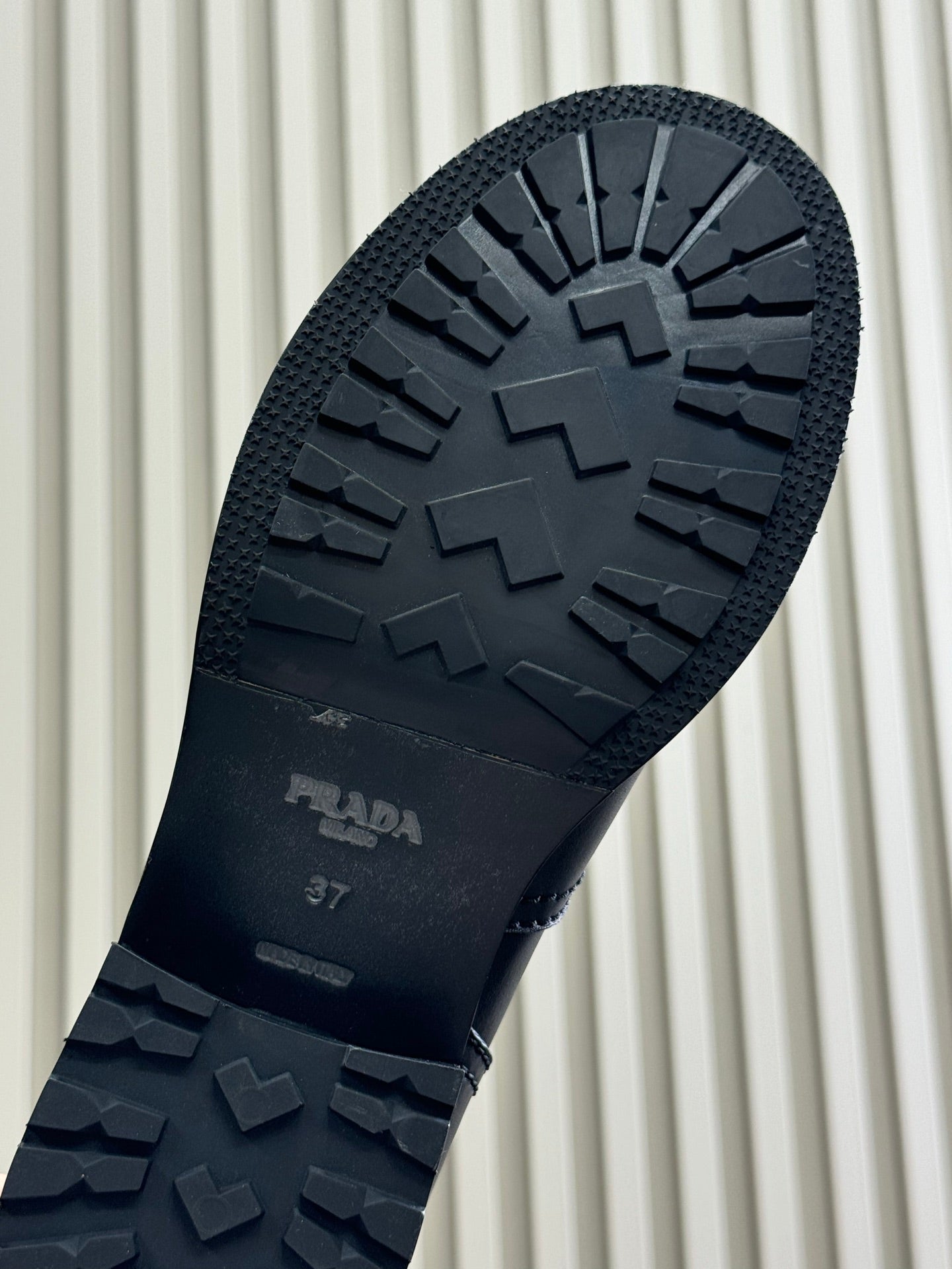 PRADA 25S ANKLE BOOTS IN DARK BLACK BROWN CALFSKIN