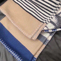 TIGRE BAYADERE BLANKET 170 CM IN COLORFUL CASHMERE 390805