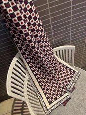 CLASSIC SCARF 180 CM IN COLORFUL WOOL 418256