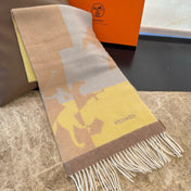 HERMES 25S SCARF 170 IN CASHMERE 854664
