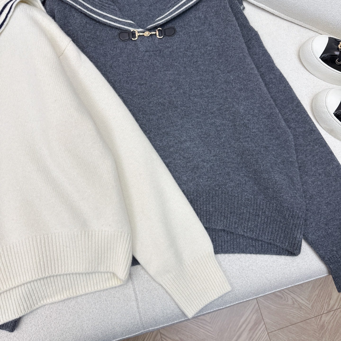 Gucci 25 Knitted Sweater Jacquard Wool Fabric