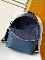 LV 25S TAKEOFF BACKPACK 43 IN ATLANTIC BLUE CALFSKIN