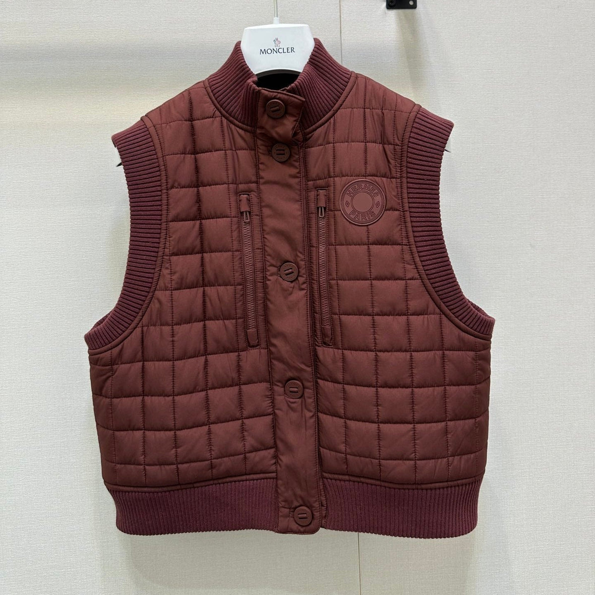 HERMES 25S PATTERNED VEST JACKET 299