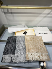 LOEWE 25S SCARF 180 IN CASHMERE WOOL 706575