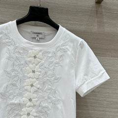 CC 25 T-shirt White Cotton