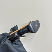 SL BABYLONE SLIDE PUMPS 115 MERIGOLD CALFSKIN