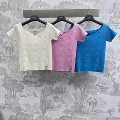 CC 25 V-Neck Shirt Cachemire 232035
