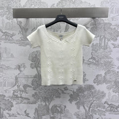 CC 25 V-Neck Shirt Cachemire 232035