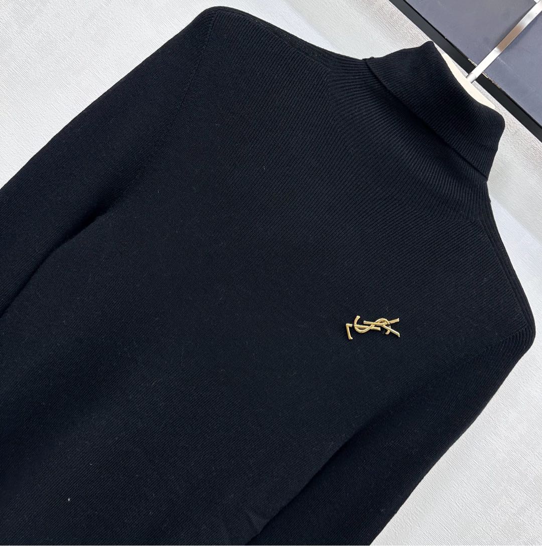 YSL 25S HIGH-NECK SWEATER STYLE 39