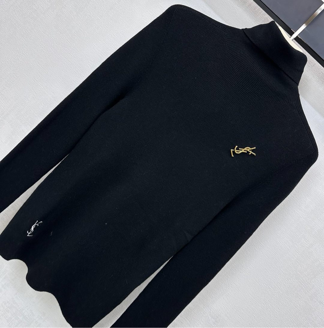 YSL 25S HIGH-NECK SWEATER STYLE 39