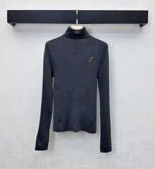 YSL 25S HIGH-NECK SWEATER STYLE 40