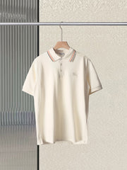 Burberry 25 Polo T- Shirt White Cotton 232685