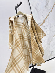 BURBERRY 25S REVERSIBLE CASHMERE CAPE 0045