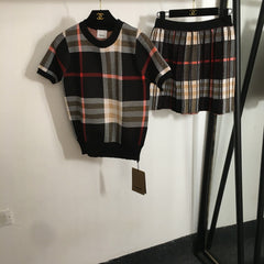 BURBERRY 25S TOP AND SKIRT SET 336