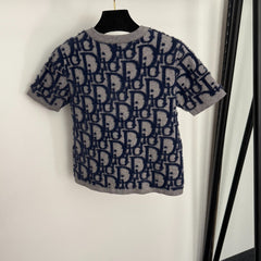 DIOR 25S SHORT-SLEEVE KNITTED CARDIGAN STYLE 331