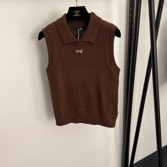 CHANEL 25S SLEEVELESS CROCHET VEST 336