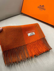 HERMES 25S SCARF 180 IN CASHMERE 989576