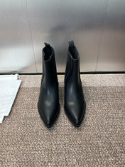 DIOR 25S D-WEST HAUTE COUTURE CHELSEA BOOTS 45MM IN BLACK CALFSKIN