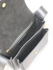 NIKI BABY 22 IN BLACK CALFSKIN GOLD LOGO