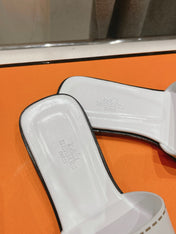 Idioma Sandal White Calfskin