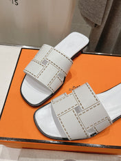 Idioma Sandal White Calfskin