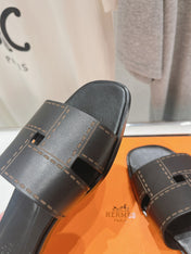 Idioma Sandal Black Calfskin