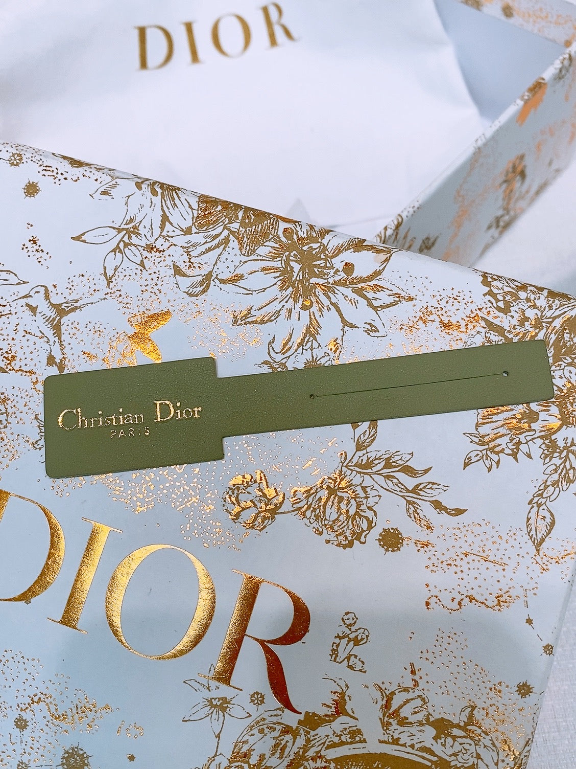 DIOR 25S BELT 20 MM IN OLIVE GREEN CALFSKIN 572895