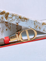 DIOR 25S BELT 20 MM IN RED CALFSKIN 572901