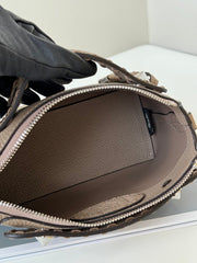 BY THE WAY SELLERIA MINI 20 IN MEDIUM BROWN GRAINED CALFSKIN