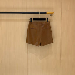 GUCCI LEATHER SHORTS 276973