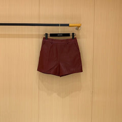 GUCCI LEATHER SHORTS 276987