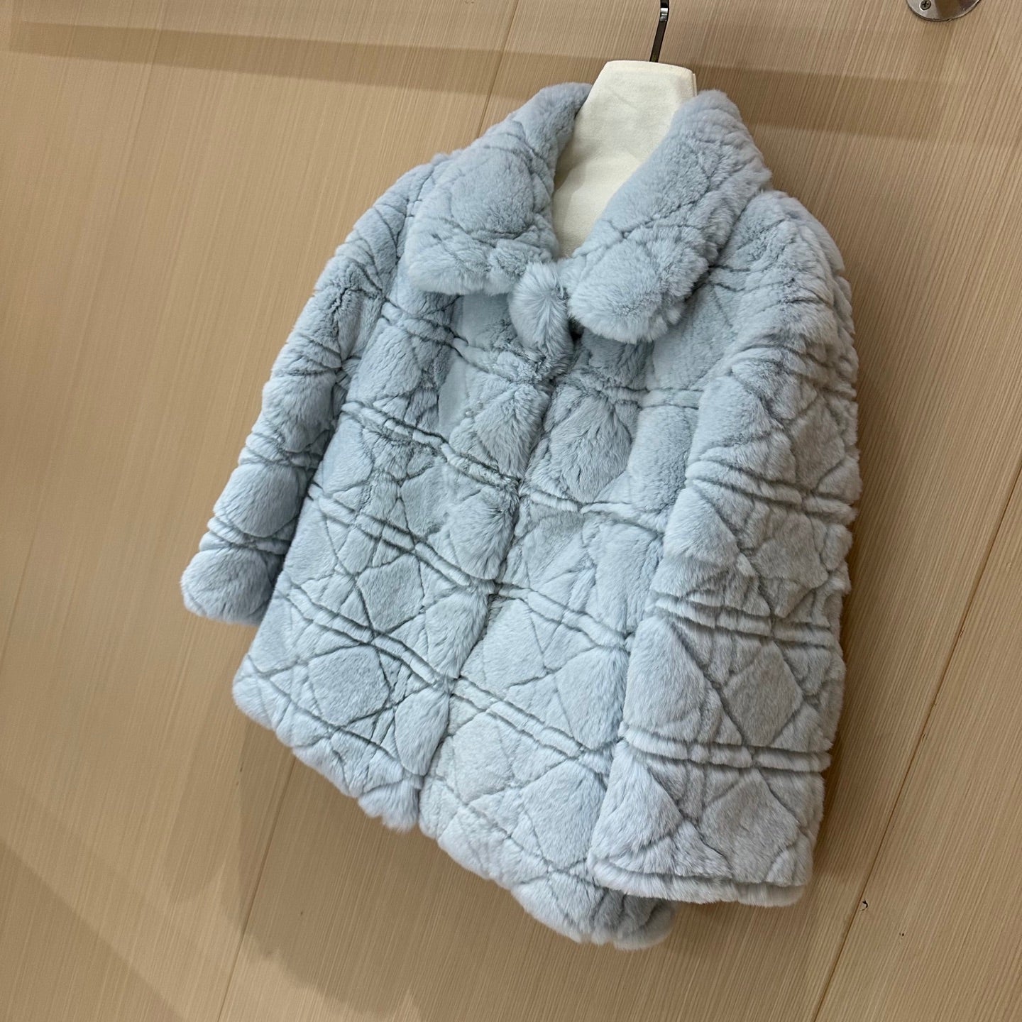 DIOR 25S ANGORA RABBIT FUR JACKET 766