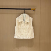 DIOR 25S FAUX RABBIT FUR VEST 769