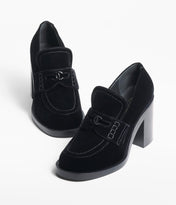 MOCCASINS BLACK VELVET
