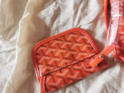 MINI HOBO BOHEME 38CM RED CANVAS