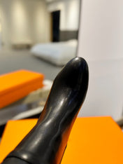 STORY BOOT 85MM IN BLACK CALFSKIN