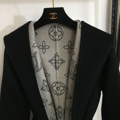 LV 25S BELTED WOOL COAT 0144