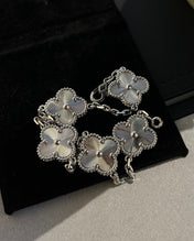 CLOVER SILVER 5 MOTIFS BRACELET
